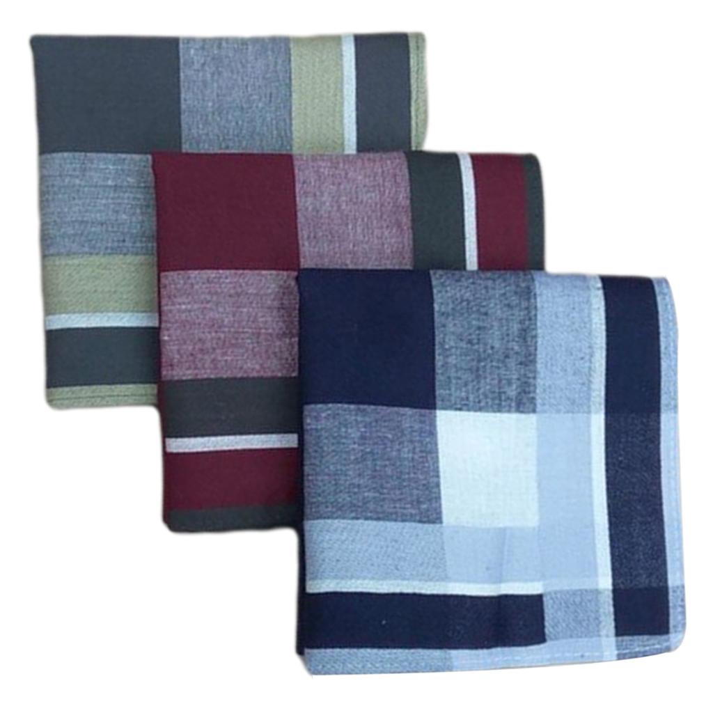 Handkerchief Cotton Men - 12x modische Herren-Taschentücher aus Baumwolle mit
