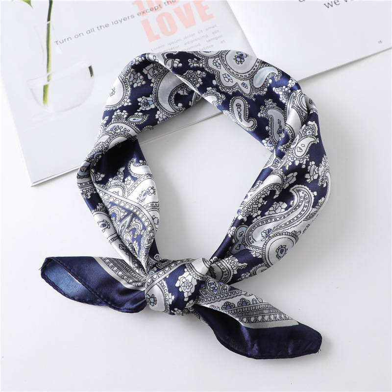 Scarf Silk Square - 60 cm luxuriöses quadratisches Seidentuch für
