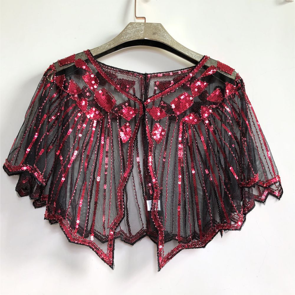 Formeller Abend-Pailletten-Wic – Stole Wedding Shawl Bewertung und Preis