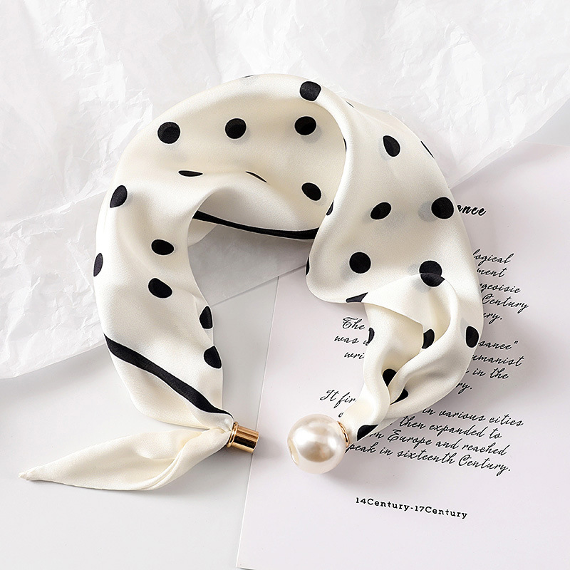 Damen Neuer Seidenschal mit Pe – Ascot Neck Scarf Bewertung und Preis
