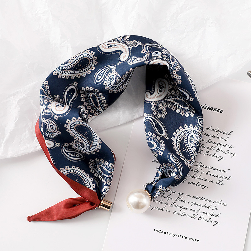 Damen Neuer Seidenschal mit Pe – Ascot Neck Scarf Bewertung und Preis