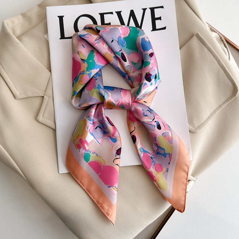 Luxus Floral Print Platz Silk  – Scarf Silk Square Bewertung und Preis