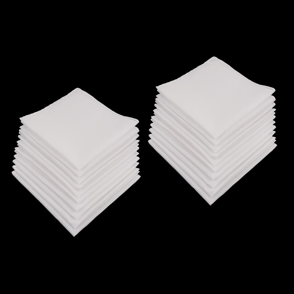 Set aus weißen Baumwolltaschen – Handkerchief Cotton Men Bewertung und Preis
