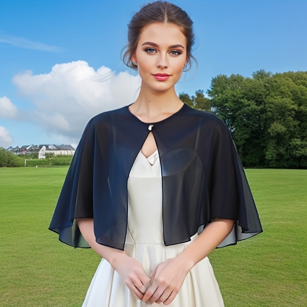 Vintage Transparenter Chiffon- – Stole Wedding Shawl Bewertung und Preis