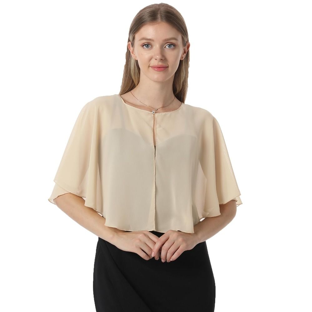 Vintage Transparenter Chiffon- – Stole Wedding Shawl Bewertung und Preis
